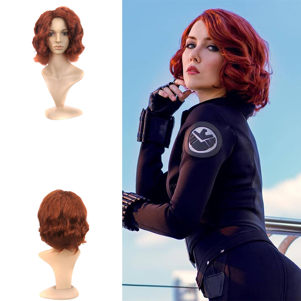 Synthetic Braided Wigs For Black Women - Black Widow Style Cosplay Synthetic Short