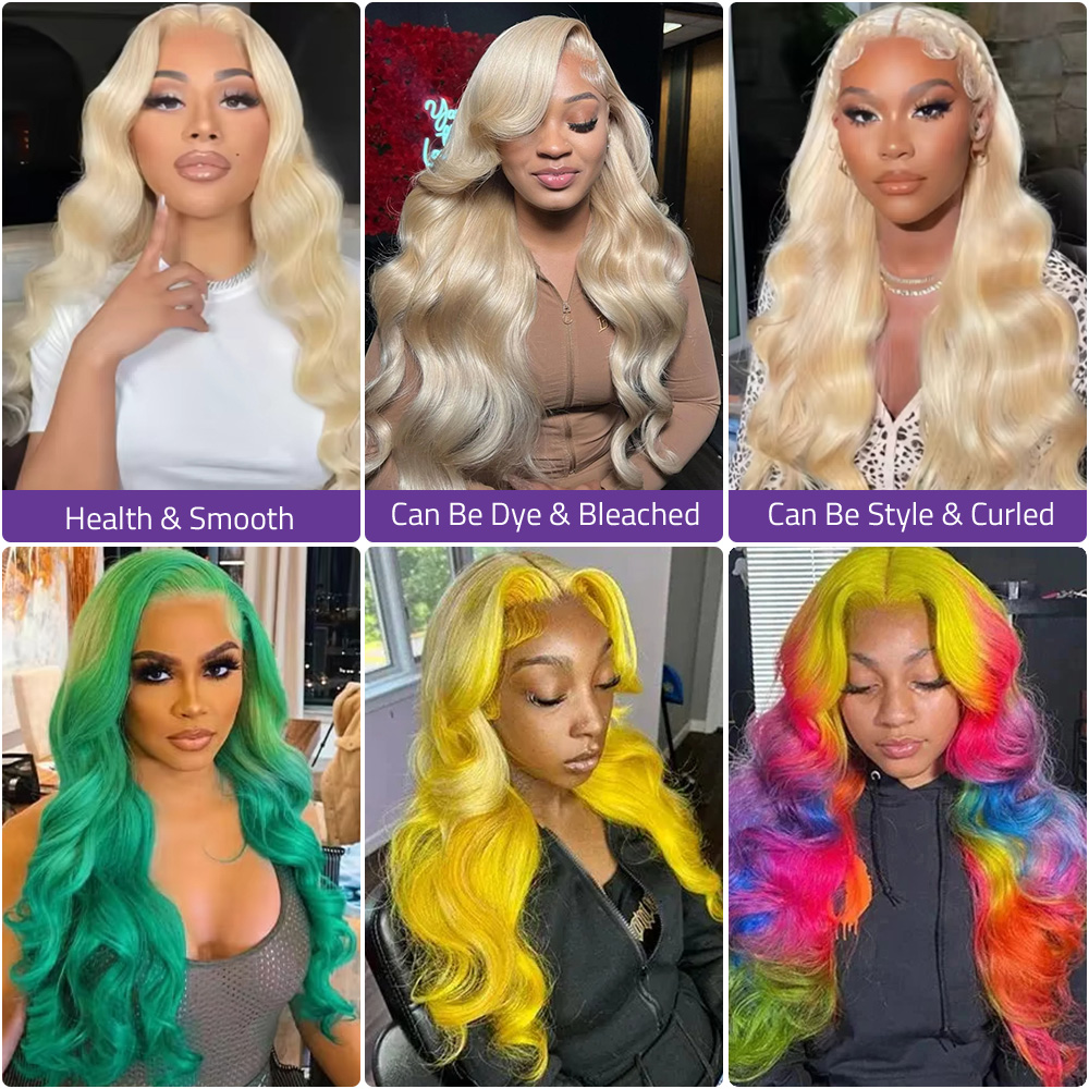 13x4 Blonde 613 Body Wave Lace - огляд і ціна 613 Blonde Body Wave Lace Front Wig