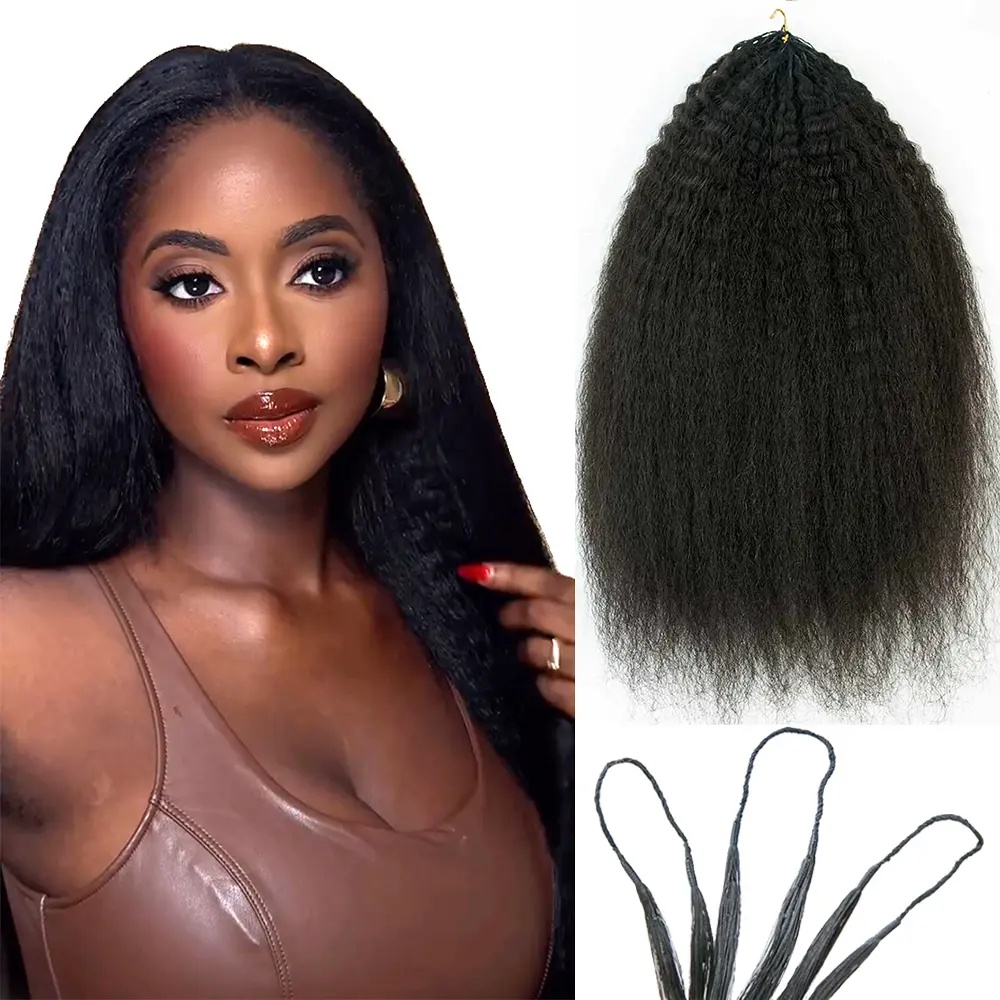 Knotless Kinky Straight Feathe - огляд і ціна Human Hair Wigs