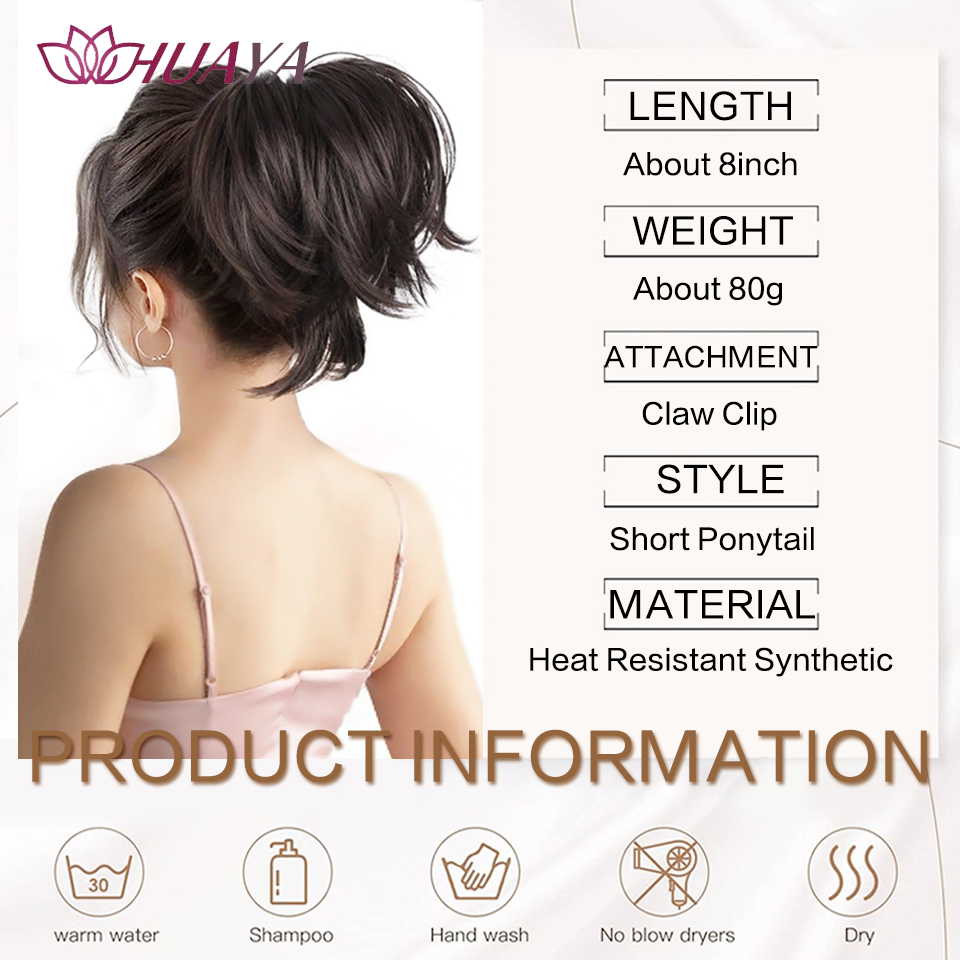 Hair Bun Ponytail Extension St - огляд і ціна Claw Clip Messy Bun Hair Piece
