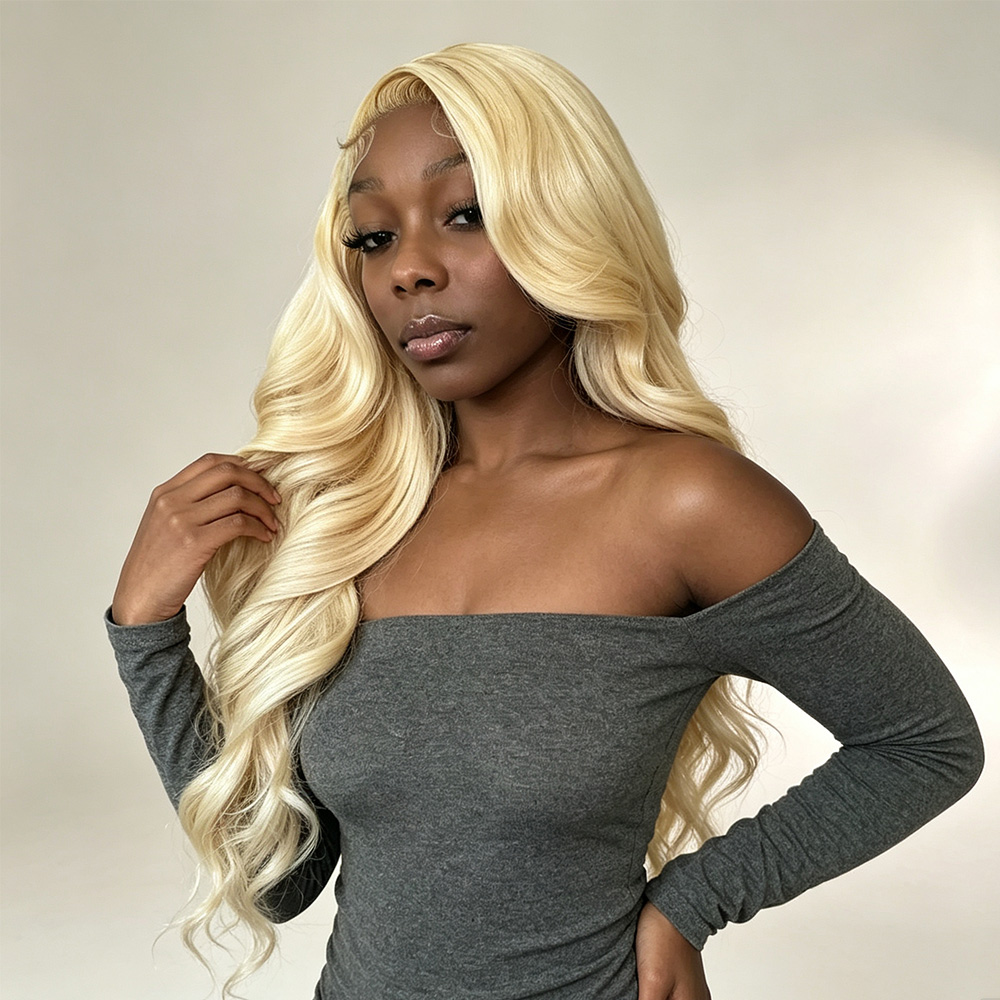 13x4 13x6 HD Transparent Lace  - огляд і ціна 613 Blonde Body Wave Lace Front Wig