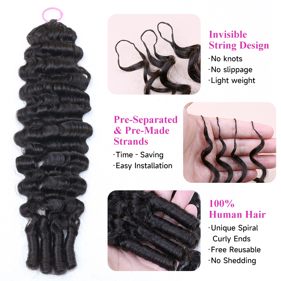 100% Human Hair Feather Croche - огляд і ціна Hair Bundles