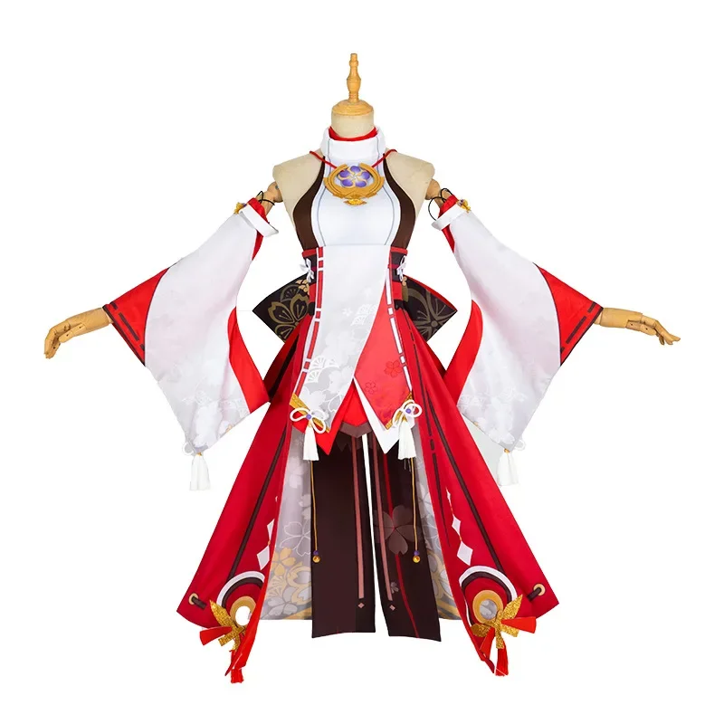 Yae Miko Cosplay Costume Game  - огляд і ціна Synthetic Wigs