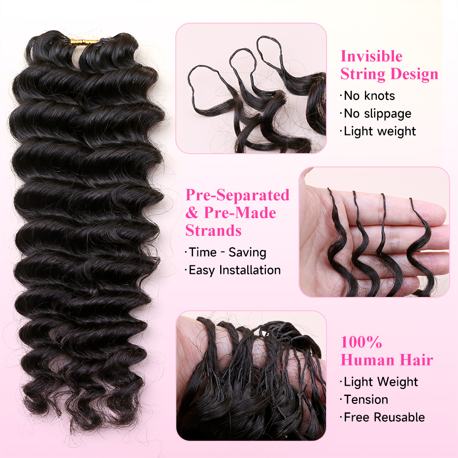 Natural Deep Wave Feather Croc - огляд і ціна Hair Bundles