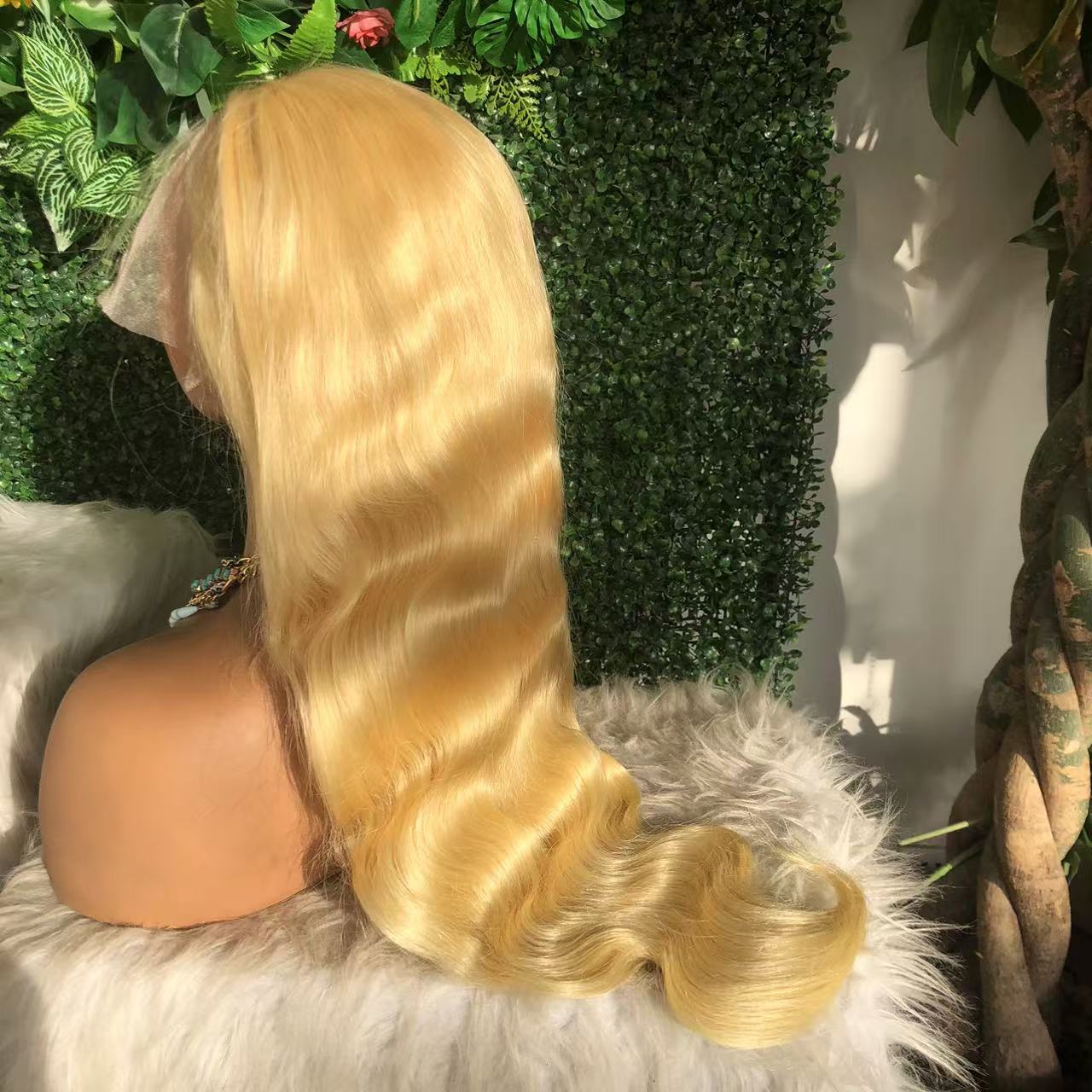 13x6 Lace Front 613 Wig Human  - огляд і ціна 613 Blonde Body Wave Lace Front Wig